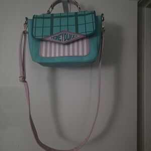 Loungefly Honeydukes Teal and Pink Satchel